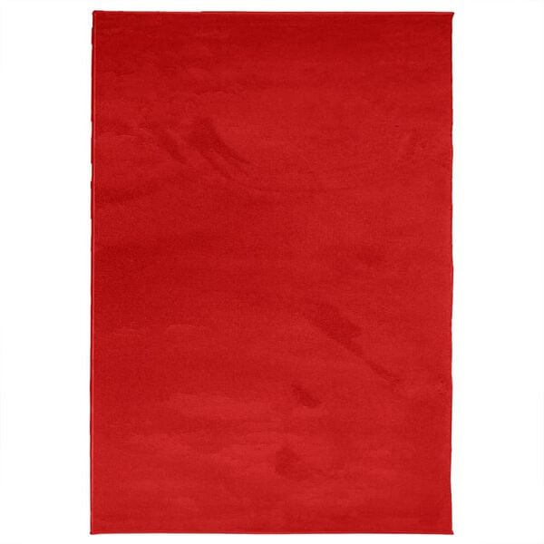 vidaXL Vloerkleed OVIEDO laagpolig 160x230 cm rood