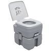 vidaXL Campingtoilet en wasbak set draagbaar