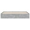 vidaXL Bedframe met lades bewerkt hout betongrijs 180x200 cm