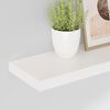 vidaXL Wandschappen zwevend 2 st 80x23,5x3,8 cm MDF hoogglans wit