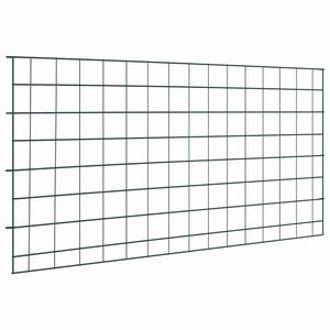vidaXL Vijverhekken Set 5 pcs Groen 100 x 50 cm Staal