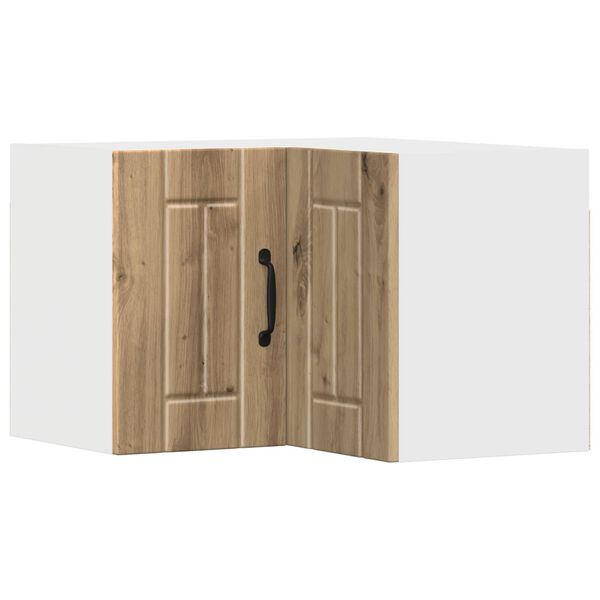 vidaXL Keukenkast Artisan Eiken 57 x 57 x 40 cm Bewerkt hout