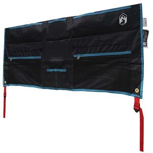 vidaXL Opslagzak met opslag Zwart en Blauw 98 x 47 cm oxford