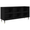 vidaXL TV-kast 103,5 x 30 x 50 cm Zwart Eiken Bewerkt hout