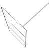 vidaXL Inloopdouchewand 100x195 cm transparant ESG-glas zilverkleurig