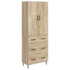 vidaXL Kastenset 2 pcs Sonoma Eiken 66 x 34,5 x 90 cm Bewerkt hout