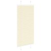 vidaXL Pliss&eacute; rolgordijn 60x150 cm stofbreedte 59,4 cm polyester cr&egrave;me