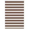 vidaXL Zebra rolgordijn 95x100 cm stofbreedte 90,9 cm polyester bruin