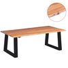 vidaXL Salontafel massief acaciahout 110x60x40 cm