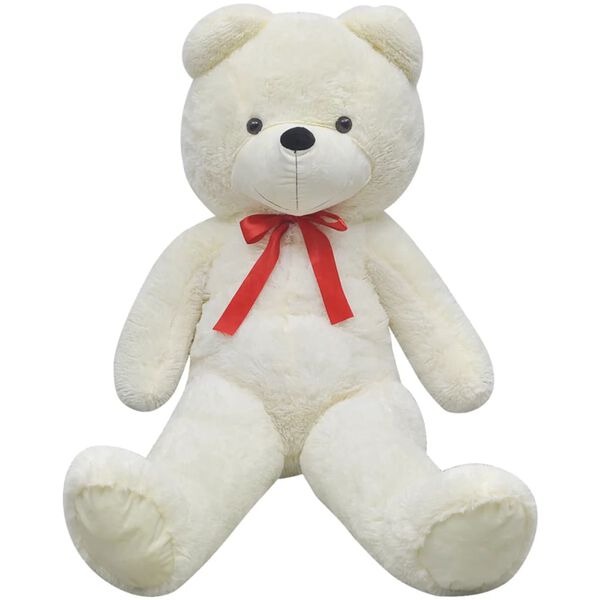 vidaXL Teddybeer 170 cm pluche wit