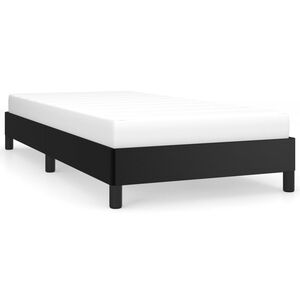 vidaXL Bedframe kunstleer zwart 90x200 cm