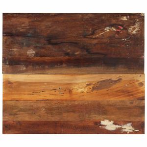 vidaXL Tafelblad rechthoekig 15-16 mm 60x70 cm massief gerecycled hout