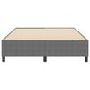 vidaXL Platform bedframe Lichtgrijs 140 x 190 cm Stof