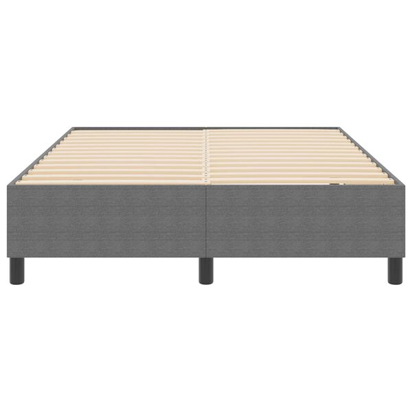 vidaXL Platform bedframe Lichtgrijs 140 x 190 cm Stof