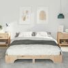 vidaXL Bedframe Bruin 140 x 220 cm Massief grenenhout