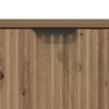 vidaXL Dressoir artisanaal eikenkleurig 79.5 x 33 x 82 cm Bewerkt hout