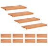 vidaXL Traplopers 12 st 70 x 30 x 2 cm Lak Massief beukenhout