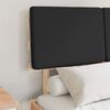 vidaXL Bedframe met Gevoerd Hoofdgedeelte Zwart 120 x 200 cm