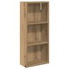 vidaXL Badkamer wandkast Ambachtelijk eiken 30 x 14 x 70 cm
