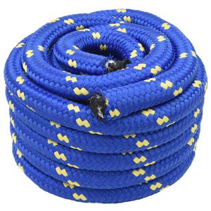vidaXL Boottouw 4 mm 5 m Blauw