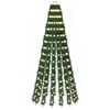 vidaXL LED Kerstboom EKENAS 150 cm 240 LED's Warmwit Staal Groen