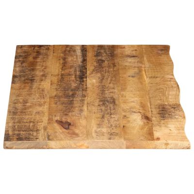 vidaXL Tafelblad met natuurlijke rand 120x60x2,5 cm massief mangohout