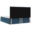 vidaXL Ottoman bed met matrassen 180x200cm fluweel donkerblauw