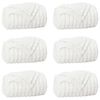 vidaXL Kleden 6 pcs Wit 270 x 240 cm Fleece