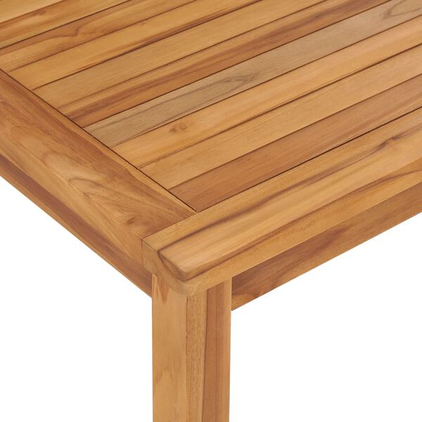 vidaXL Tuintafel 120x70x77 cm massief teakhout
