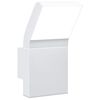 vidaXL Buitenwandlamp LED gegoten aluminium wit