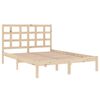 vidaXL Bedframe massief hout 135x190 cm
