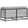vidaXL Opbergbox met deksel 100x40x51,5 cm bewerkt hout grijs sonoma