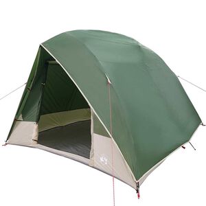vidaXL Kamperen tent 2-persoons Waterdicht Groen taft
