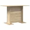 vidaXL Eettafel 110 x 60 x 75 cm Bewerkt hout Sonoma Eik Rechthoekig
