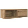 vidaXL Tv-meubelen 2 st 80x31x25,5 cm bewerkt hout artisanaal eiken