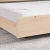 vidaXL Bedframe Naturel 75 x 190 cm Massief grenenhout