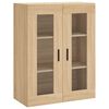 vidaXL Bovenkast 69,5x34x90 cm sonoma eikenkleurig
