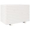 vidaXL Plantenbak 70x40x49,5 cm massief grenenhout wit