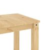 vidaXL Eettafel Panama 112x60x75 cm massief grenenhout