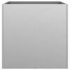 vidaXL Plantenbak 42x40x39 cm gegalvaniseerd staal zilverkleurig