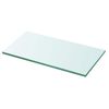 vidaXL Wandschap transparant 30x12 cm glas