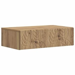 vidaXL Wandmontage Zijtafel 59 x 34,5 x 17 cm Bewerkt hout