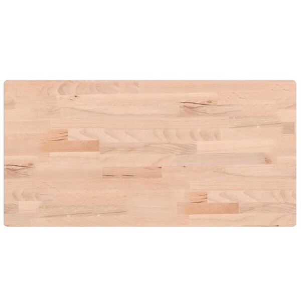 vidaXL Tafelblad rechthoekig 80x40x2,5 cm massief beukenhout