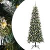 vidaXL Kunstkerstboom Groen 240 cm PVC en Plastic en Staal