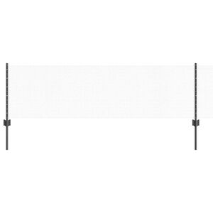 vidaXL zeshoekig gaasgek met palen 25 x 0,6 m PVC-Coated Staal Grijs