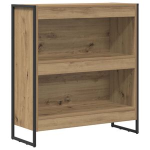 vidaXL Boekenkast 80 x 30 x 86,5 cm Bewerkt hout Ambachtelijk eiken