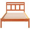 vidaXL Bedframe Bruin 100 x 200 cm Massief grenenhout