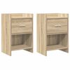 vidaXL Nachtkastjes 2 st Sonoma Eiken 40 x 30 x 60 cm Bewerkt hout