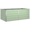 vidaXL Plantenbak Pastelgroen 195 x 100 x 75 cm Gegalvaniseerd staal