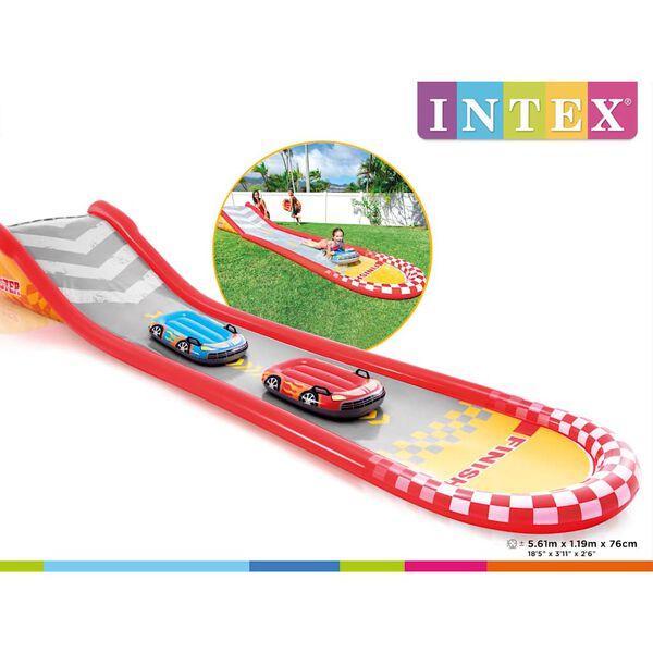 Intex Glijbaan Racing Fun 561x119x76 cm